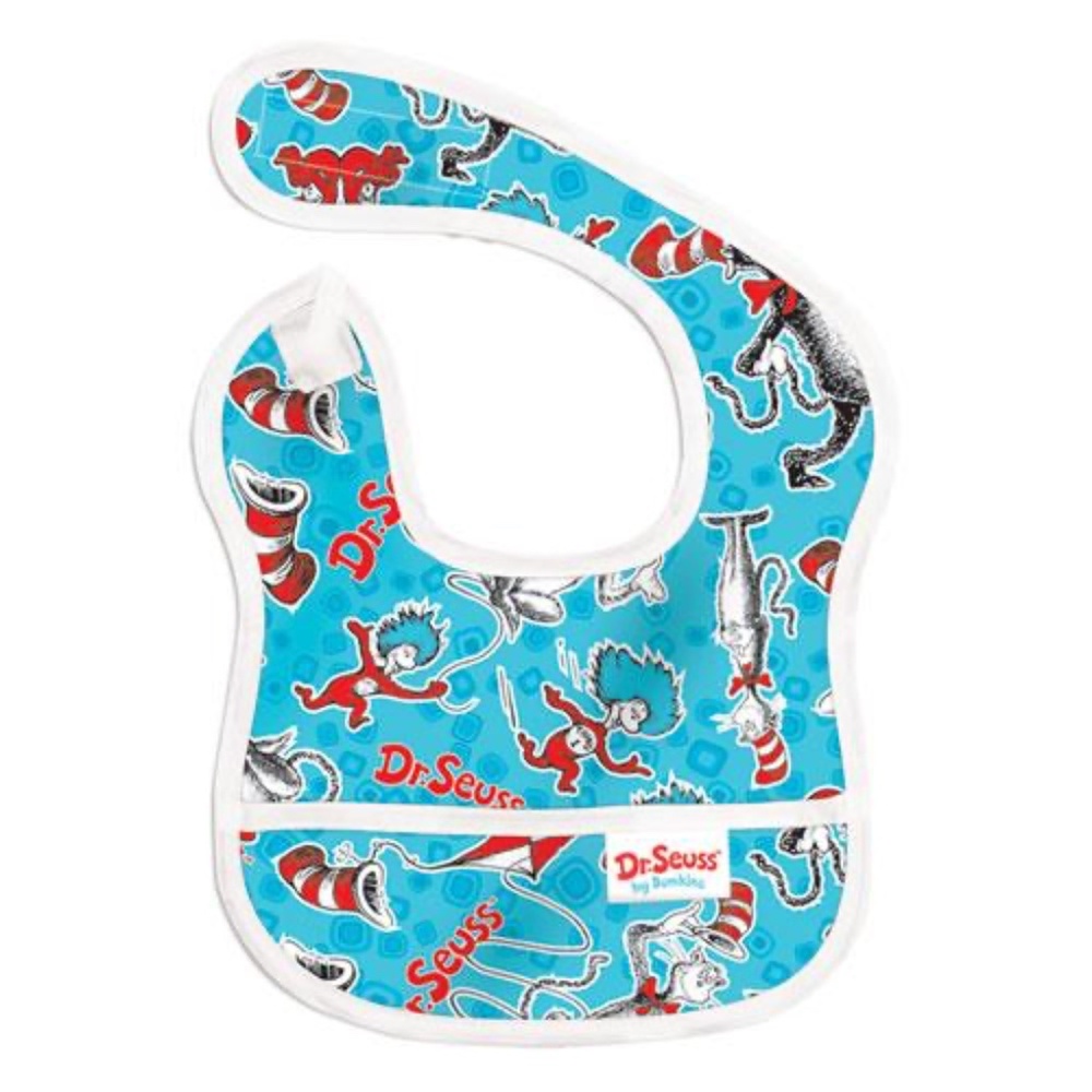 Bumkins Waterproof Starter Bib: Dr. Seuss The Cat In The Hat - Retired Print